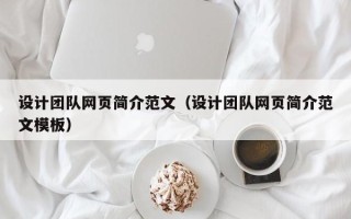 沈丘设计团队网页简介范文（设计团队网页简介范文模板）